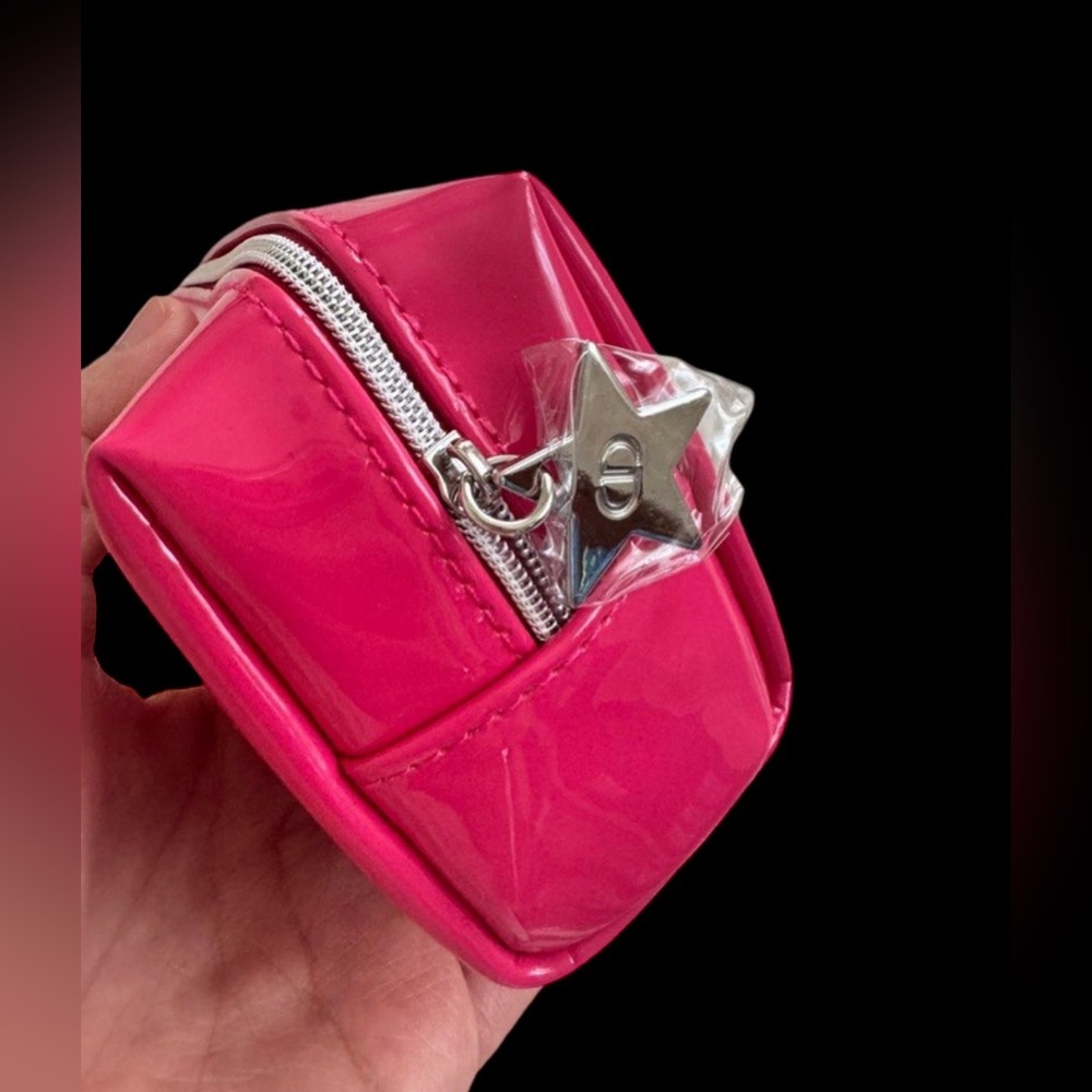 Dior make up cosmetic bag beauty item limited edition pouch pink patent … - Picture 11 of 12